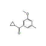 Cyclopropyl(3-methoxy-5-methylphenyl)methanone