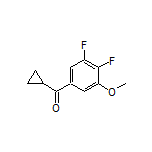 Cyclopropyl(3,4-difluoro-5-methoxyphenyl)methanone