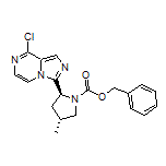 3-[(2S,4R)-1-Cbz-4-methyl-2-pyrrolidinyl]-8-chloroimidazo[1,5-a]pyrazine