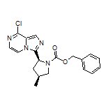 3-[(2S,4S)-1-Cbz-4-methyl-2-pyrrolidinyl]-8-chloroimidazo[1,5-a]pyrazine