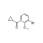 (3-Bromo-2-methoxyphenyl)(cyclopropyl)methanone