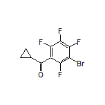 (3-Bromo-2,4,5,6-tetrafluorophenyl)(cyclopropyl)methanone