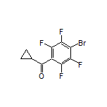 (4-Bromo-2,3,5,6-tetrafluorophenyl)(cyclopropyl)methanone