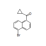 (5-Bromo-1-naphthyl)(cyclopropyl)methanone