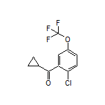 [2-Chloro-5-(trifluoromethoxy)phenyl](cyclopropyl)methanone