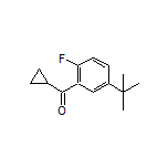 [5-(tert-Butyl)-2-fluorophenyl](cyclopropyl)methanone