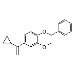 1-(Benzyloxy)-4-(1-cyclopropylvinyl)-2-methoxybenzene