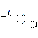 [4-(Benzyloxy)-3-methoxyphenyl](cyclopropyl)methanone