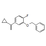 2-(Benzyloxy)-4-(1-cyclopropylvinyl)-1-fluorobenzene