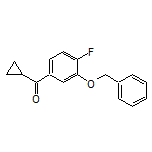 [3-(Benzyloxy)-4-fluorophenyl](cyclopropyl)methanone