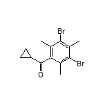 Cyclopropyl(3,5-dibromo-2,4,6-trimethylphenyl)methanone