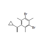 1,3-Dibromo-5-(1-cyclopropylvinyl)-2,4,6-trimethylbenzene