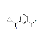 Cyclopropyl[3-(difluoromethyl)phenyl]methanone