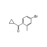 (4-Bromo-2-methylphenyl)(cyclopropyl)methanone