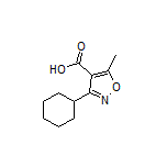 3-Cyclohexyl-5-methylisoxazole-4-carboxylic Acid