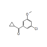 (3-Chloro-5-methoxyphenyl)(cyclopropyl)methanone