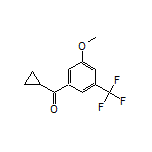 Cyclopropyl[3-methoxy-5-(trifluoromethyl)phenyl]methanone