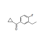 Cyclopropyl(3-ethyl-4-fluorophenyl)methanone