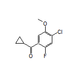 (4-Chloro-2-fluoro-5-methoxyphenyl)(cyclopropyl)methanone