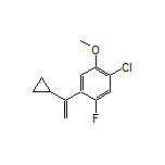 1-Chloro-4-(1-cyclopropylvinyl)-5-fluoro-2-methoxybenzene