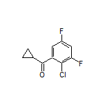 (2-Chloro-3,5-difluorophenyl)(cyclopropyl)methanone