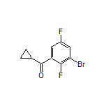 (3-Bromo-2,5-difluorophenyl)(cyclopropyl)methanone