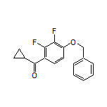 [4-(Benzyloxy)-2,3-difluorophenyl](cyclopropyl)methanone