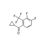 Cyclopropyl[3,4-difluoro-2-(trifluoromethyl)phenyl]methanone