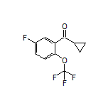 Cyclopropyl[5-fluoro-2-(trifluoromethoxy)phenyl]methanone