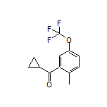 Cyclopropyl[2-methyl-5-(trifluoromethoxy)phenyl]methanone