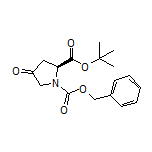 tert-Butyl (S)-1-Cbz-4-oxopyrrolidine-2-carboxylate