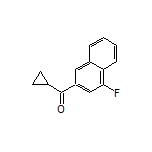 Cyclopropyl(4-fluoro-2-naphthyl)methanone