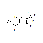 Cyclopropyl[2,5-difluoro-4-(trifluoromethyl)phenyl]methanone