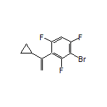 2-Bromo-4-(1-cyclopropylvinyl)-1,3,5-trifluorobenzene