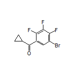 (5-Bromo-2,3,4-trifluorophenyl)(cyclopropyl)methanone