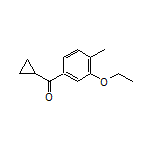 Cyclopropyl(3-ethoxy-4-methylphenyl)methanone