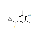 (4-Chloro-3,5-dimethylphenyl)(cyclopropyl)methanone