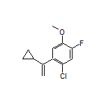 1-Chloro-2-(1-cyclopropylvinyl)-5-fluoro-4-methoxybenzene