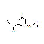 Cyclopropyl[3-fluoro-5-(trifluoromethoxy)phenyl]methanone