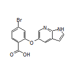 2-[(7-Azaindole-5-yl)oxy]-4-bromobenzoic Acid