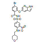 2-[(7-Azaindole-5-yl)oxy]-4-bromo-N-[[3-nitro-4-[[(tetrahydro-2H-pyran-4-yl)methyl]amino]phenyl]sulfonyl]benzamide