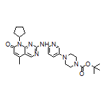 1-Boc-4-[6-[(8-cyclopentyl-5-methyl-7-oxo-7,8-dihydropyrido[2,3-d]pyrimidin-2-yl)amino]-3-pyridyl]piperazine
