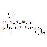 6-Bromo-8-cyclopentyl-5-methyl-2-[[5-(1-piperazinyl)-2-pyridyl]amino]pyrido[2,3-d]pyrimidin-7(8H)-one