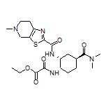 Ethyl 2-[[(1S,2R,4S)-4-(Dimethylcarbamoyl)-2-(5-methyl-4,5,6,7-tetrahydrothiazolo[5,4-c]pyridine-2-carboxamido)cyclohexyl]amino]-2-oxoacetate