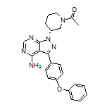 (R)-1-[3-[4-Amino-3-(4-phenoxyphenyl)-1-pyrazolo[3,4-d]pyrimidinyl]-1-piperidyl]ethanone