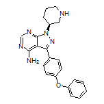 (S)-4-Amino-3-(4-phenoxyphenyl)-1-(3-piperidyl)pyrazolo[3,4-d]pyrimidine
