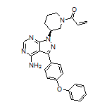 (S)-1-[3-[4-Amino-3-(4-phenoxyphenyl)-1-pyrazolo[3,4-d]pyrimidinyl]-1-piperidyl]-2-propen-1-one