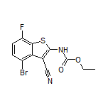 Ethyl (4-Bromo-3-cyano-7-fluorobenzo[b]thiophen-2-yl)carbamate