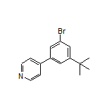 4-[3-Bromo-5-(tert-butyl)phenyl]pyridine