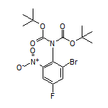 N,N-Bis(Boc)-2-bromo-4-fluoro-6-nitroaniline